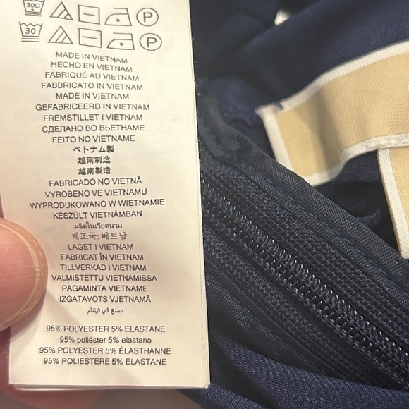 Michael Kors navy blue midi dress size medium - Picture 12 of 12